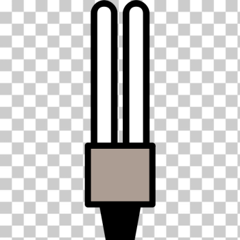SVG Energy-saving lightbulb off