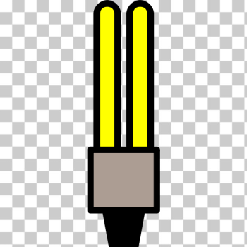 SVG Energy-saving lightbulb on