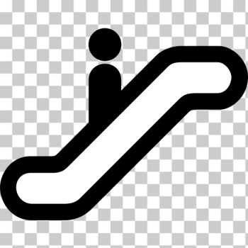 SVG Escalator symbol SVG Escalator symbol