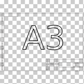 SVG ESKD paper format A3 SVG ESKD paper format A3