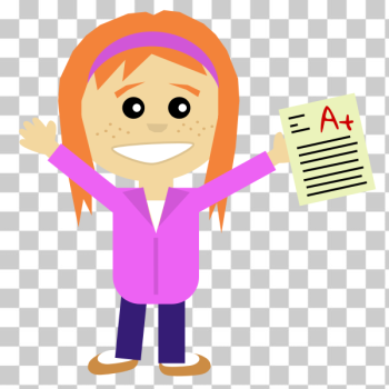 SVG Excellent student girl SVG Excellent student girl