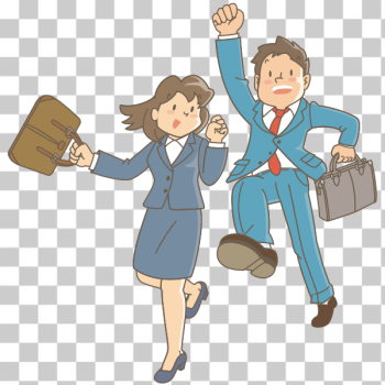 SVG Excited employees SVG Excited employees