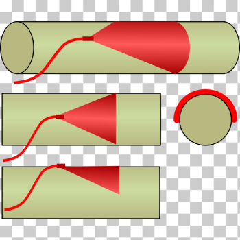 SVG Explosive charge on steel SVG Explosive charge on steel