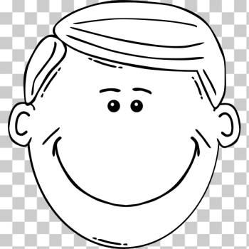 SVG Face of a boy SVG Face of a boy