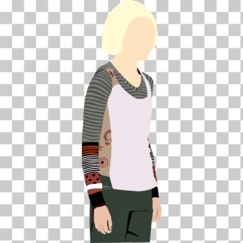 SVG Faceless female SVG Faceless female