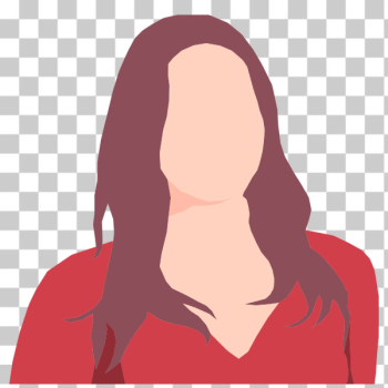 SVG Faceless female avatar SVG Faceless female avatar