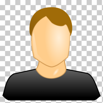 SVG Faceless man vector icon SVG Faceless man vector icon
