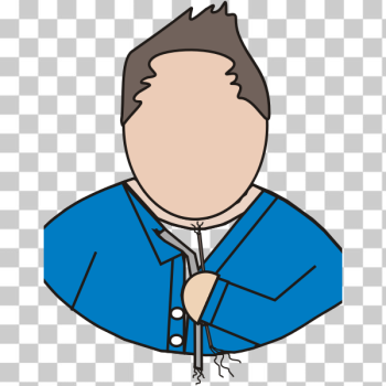 SVG Faceless man vector illustration SVG Faceless man vector illustration