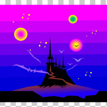 SVG Fairy tale castle SVG Fairy tale castle