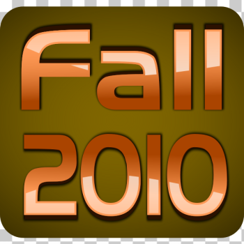 SVG Fall 2010 glossy 3D text vector image