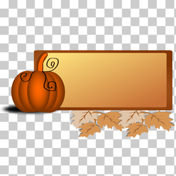 SVG Fall border vector illustration