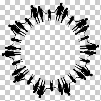 SVG Family holding hands in circle SVG Family holding hands in circle