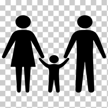 SVG Family holding hands silhouette SVG Family holding hands silhouette