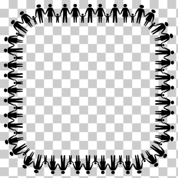 SVG Family holding hands square SVG Family holding hands square