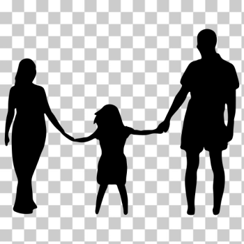 SVG Family of three silhouette SVG Family of three silhouette