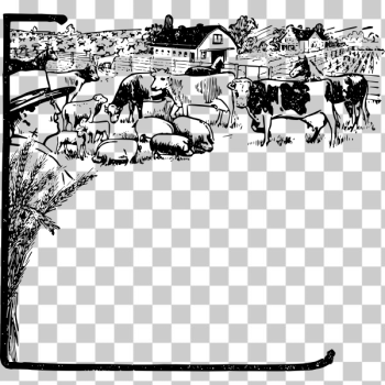 SVG Farm animals frame SVG Farm animals frame