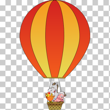 SVG Farm animals in balloon SVG Farm animals in balloon