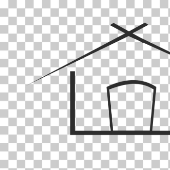 SVG Farm house sketch
