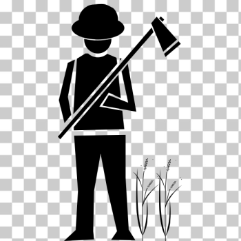 SVG Farmer silhouette SVG Farmer silhouette