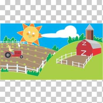 SVG Farmer with tractor SVG Farmer with tractor