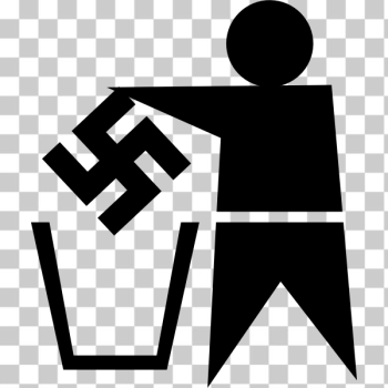 SVG Fascist into the garbage SVG Fascist into the garbage