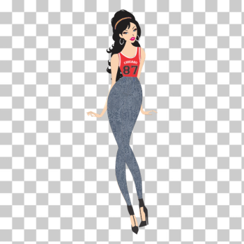 SVG Fashion model SVG Fashion model