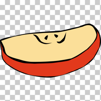 SVG Fast Food Snack Apple Slice SVG Fast Food Snack Apple Slice