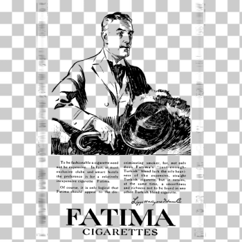 SVG Fatima Cigarettes Advertisement SVG Fatima Cigarettes Advertisement
