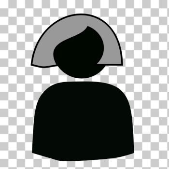 SVG Female avatar silhouette SVG Female avatar silhouette
