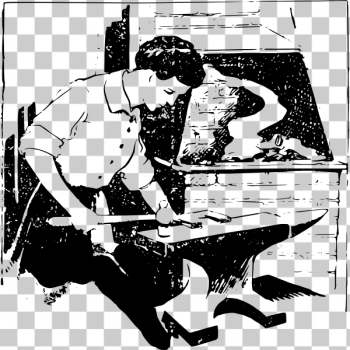 SVG Female Blacksmith SVG Female Blacksmith