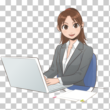SVG Female computer girl SVG Female computer girl