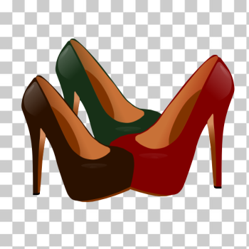 SVG Female high heel shoes vector drawing SVG Female high heel shoes vector drawing