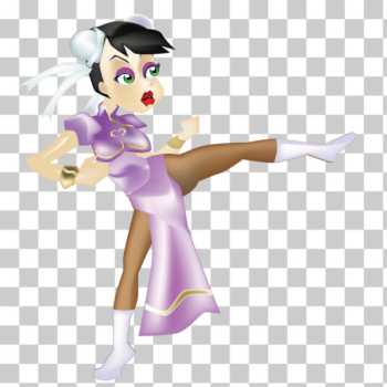 SVG Female martial artist SVG Female martial artist