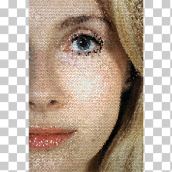 SVG Female mosaic face SVG Female mosaic face