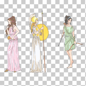 SVG Female mythological figures SVG Female mythological figures