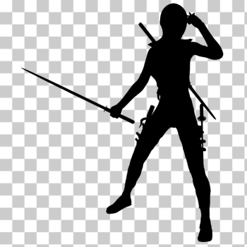 SVG Female ninja SVG Female ninja