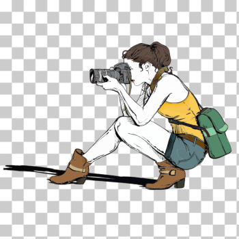 SVG Female photographer SVG Female photographer
