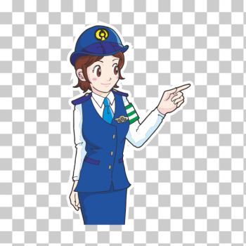 SVG Female police officer SVG Female police officer