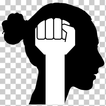 SVG Female power silhouette SVG Female power silhouette