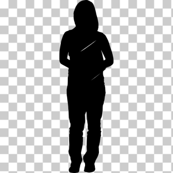 SVG Female student outline SVG Female student outline