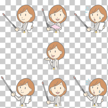 SVG Female teacher poses SVG Female teacher poses