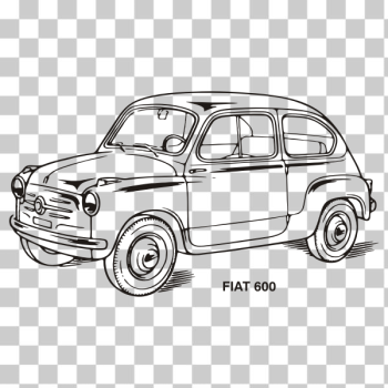 SVG FIAT 600 1955
