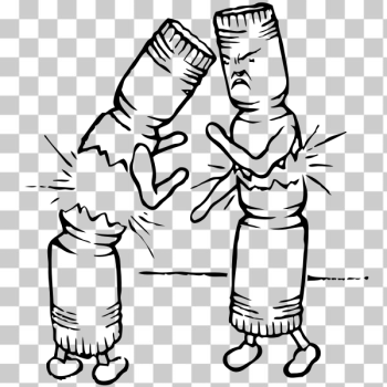 SVG Fighting crackers vector art SVG Fighting crackers vector art