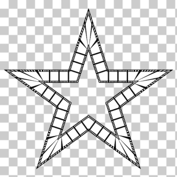 SVG Film strip star SVG Film strip star