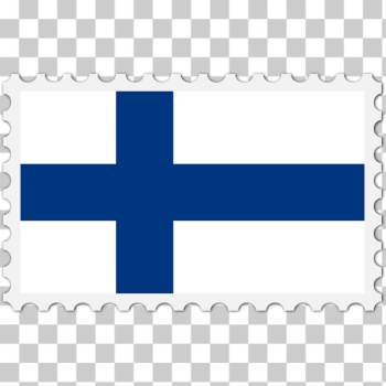 SVG Finland flag stamp SVG Finland flag stamp