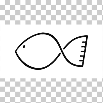 SVG fish line drawing SVG fish line drawing