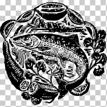 SVG fish platter SVG fish platter