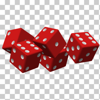 SVG Five red dice SVG Five red dice