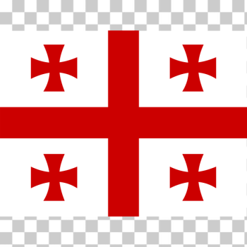 SVG Flag of Georgia SVG Flag of Georgia