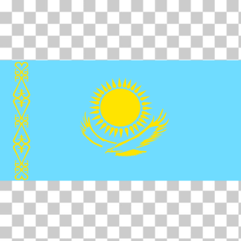 SVG Flag of Kazakhstan SVG Flag of Kazakhstan